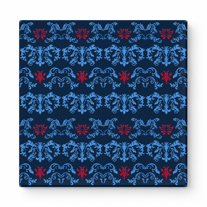 Navy & Cyan Baroque — National Football Teams