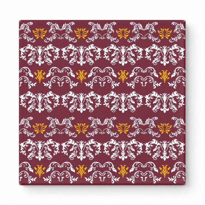 Burgundy & Gold Baroque — National Football Teams