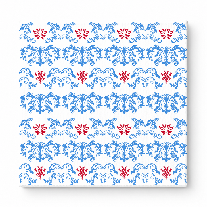 Royal Blue & Crimson Baroque — National Football Teams
