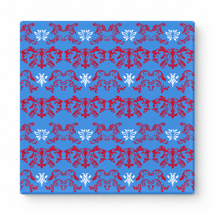 Cornflower Blue & Crimson Baroque — National Football Teams