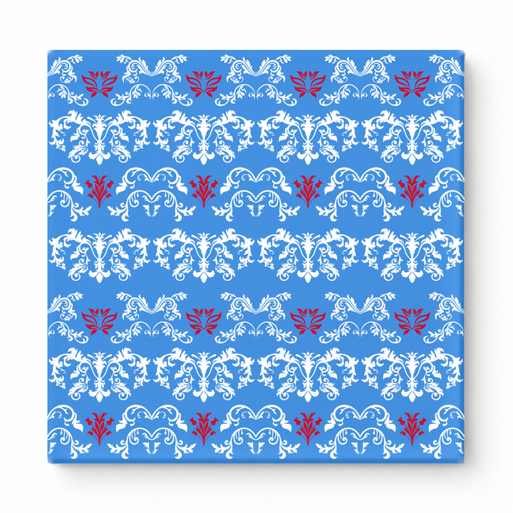 Royal Blue & White Baroque — National Football Teams