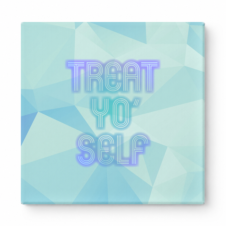 Treat YO' SELF — Geometric Faceted Mosaic