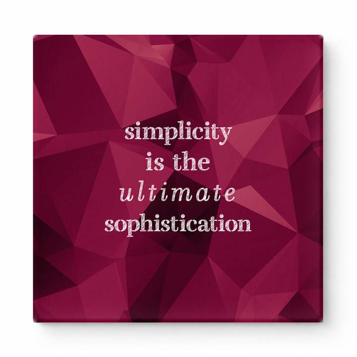 Simplicity Is the Ultimate Sophistication — Geometric Low-Poly