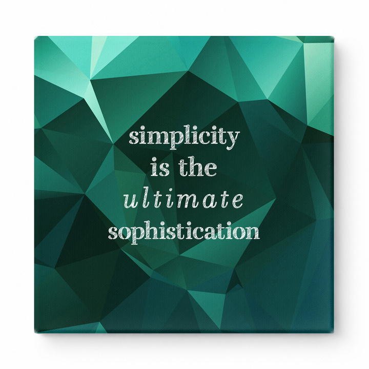 Simplicity Is the Ultimate Sophistication — Geometric Low-Poly