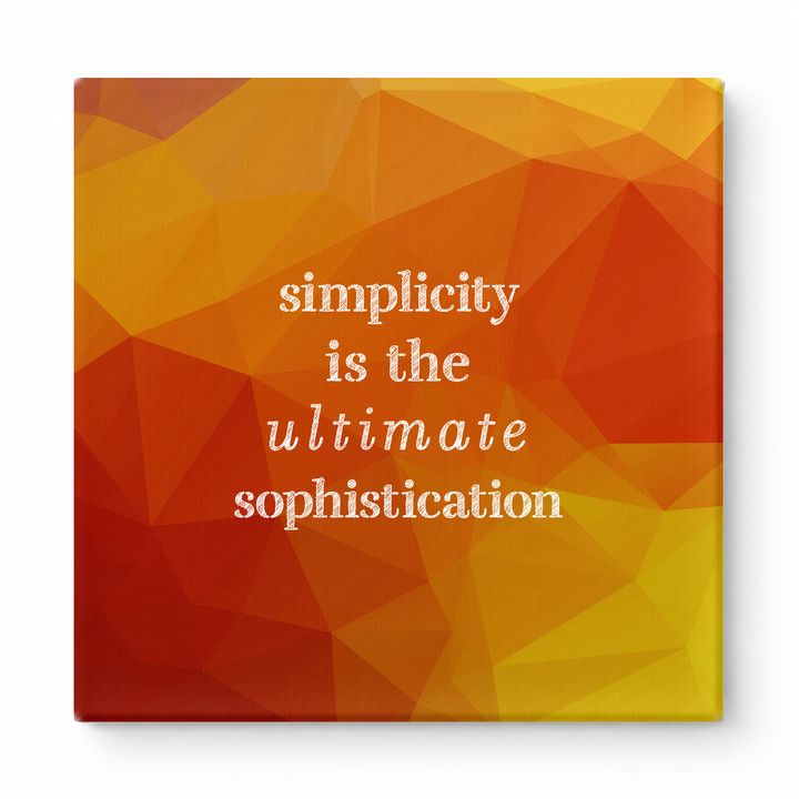Simplicity Is the Ultimate Sophistication — Geometric Low-Poly