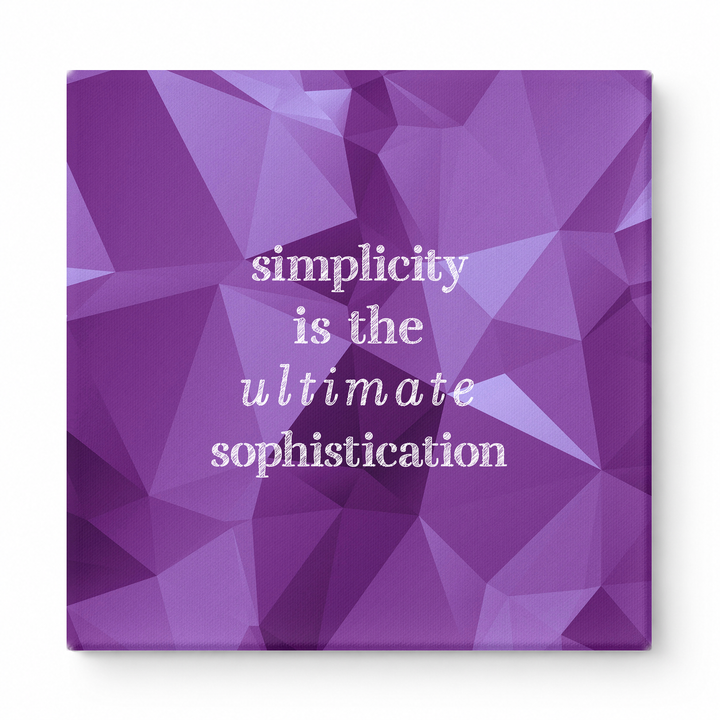 Simplicity Is the Ultimate Sophistication — Geometric Low-Poly