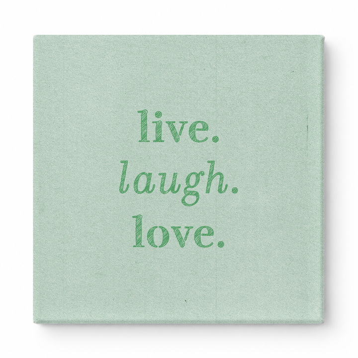 Live. Laugh. Love — Soft Watercolor Wash
