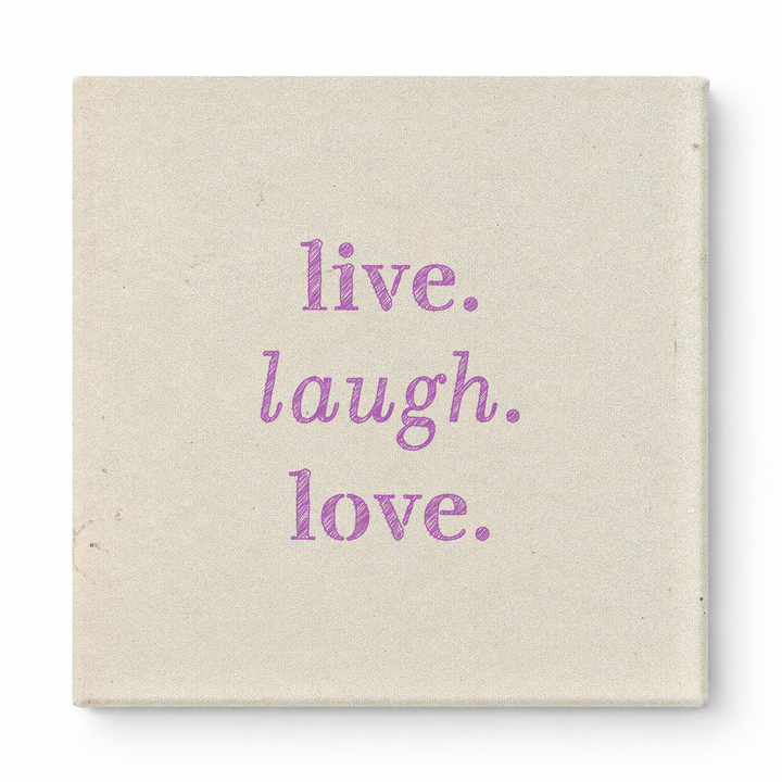 Live. Laugh. Love — Soft Watercolor Wash