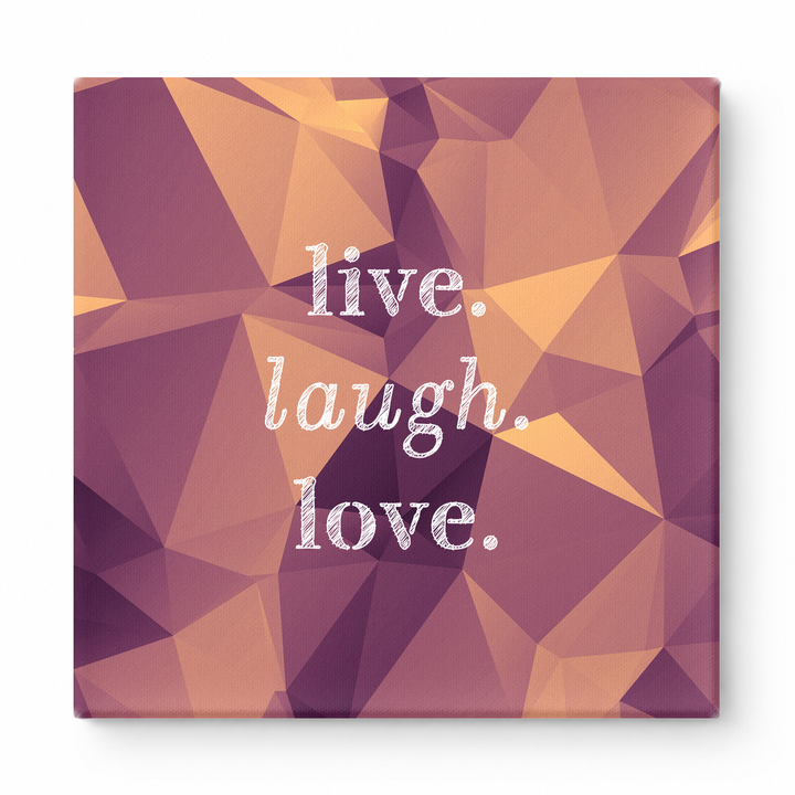 Live. Laugh. Love — Soft Watercolor Wash