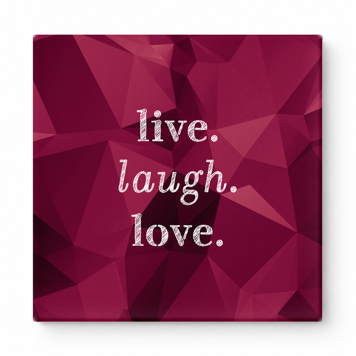 Live. Laugh. Love — Soft Watercolor Wash