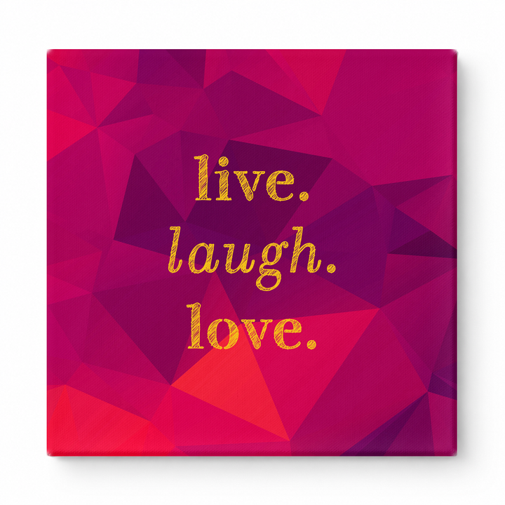 Live. Laugh. Love — Soft Watercolor Wash