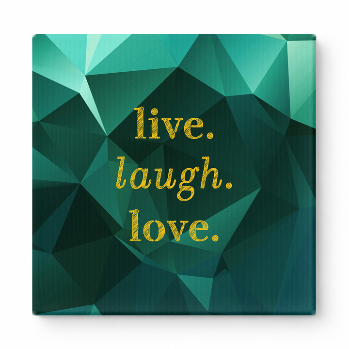 Live. Laugh. Love — Soft Watercolor Wash