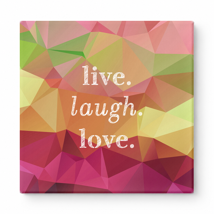 Live. Laugh. Love — Soft Watercolor Wash