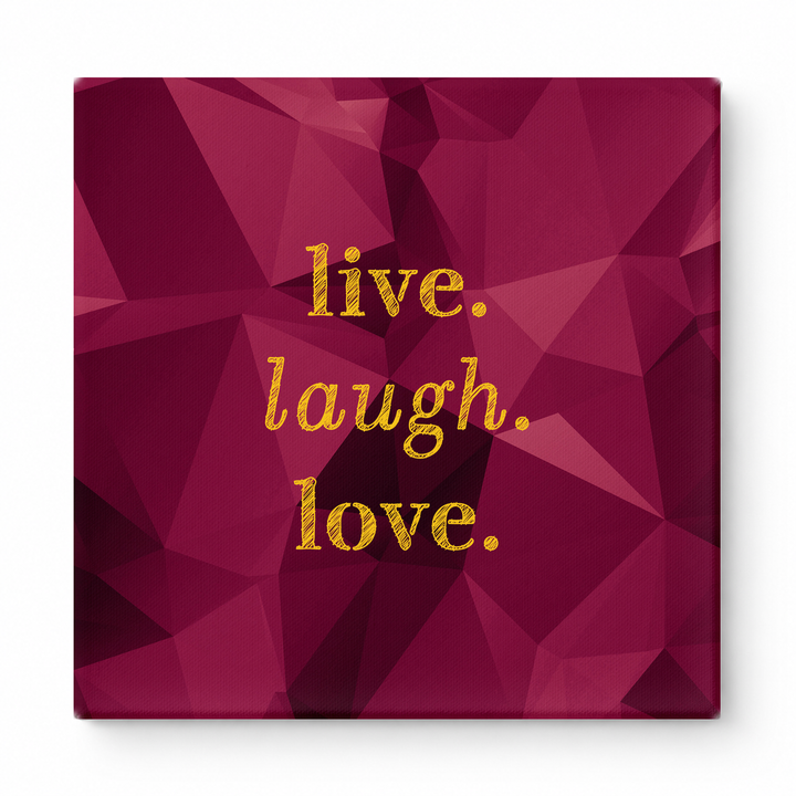 Live. Laugh. Love — Soft Watercolor Wash