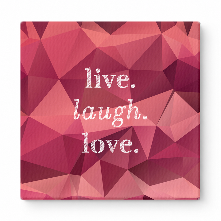 Live. Laugh. Love — Soft Watercolor Wash