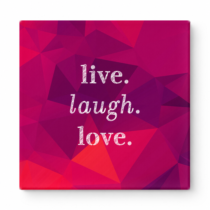 Live. Laugh. Love — Soft Watercolor Wash