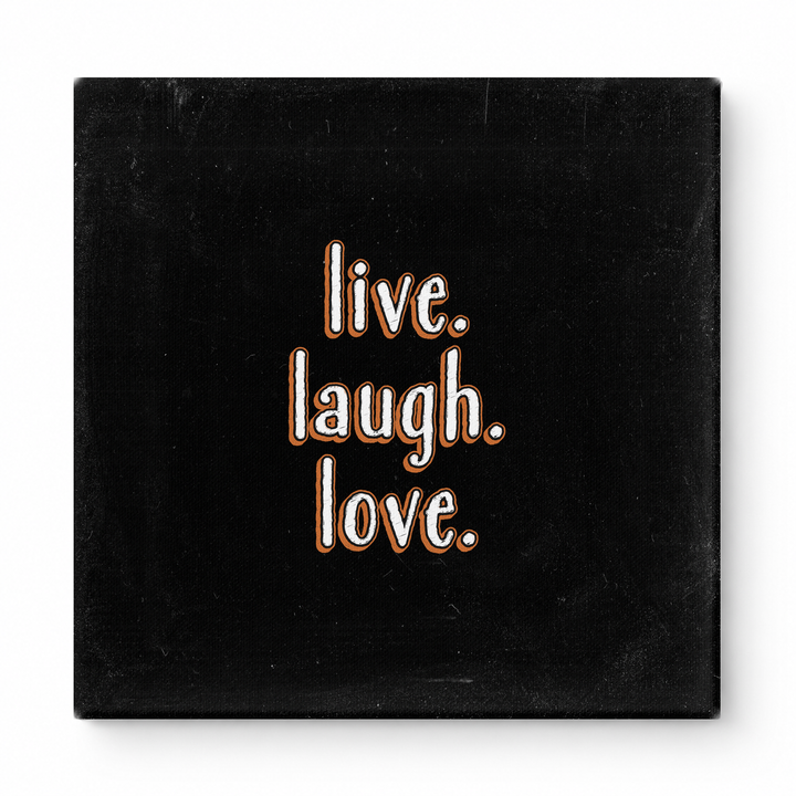 Live. Laugh. Love — Soft Watercolor Wash