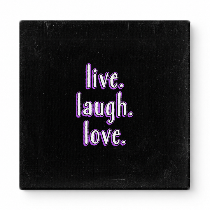 Live. Laugh. Love — Soft Watercolor Wash