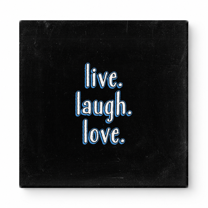 Live. Laugh. Love — Soft Watercolor Wash