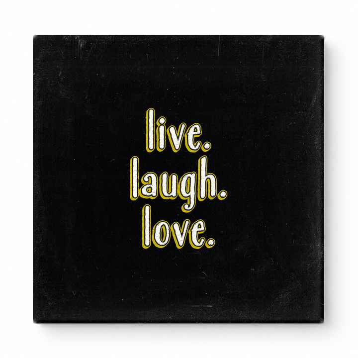 Live. Laugh. Love — Soft Watercolor Wash