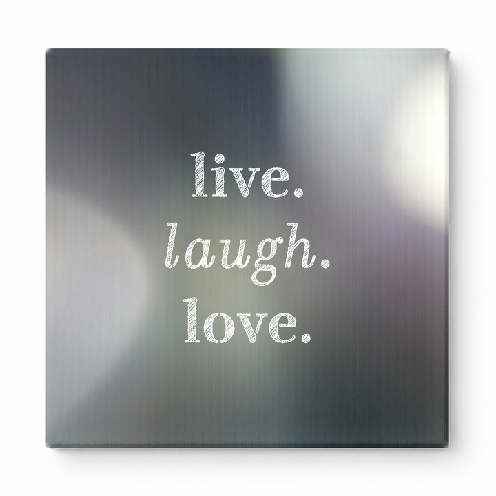 Live. Laugh. Love — Soft Watercolor Wash
