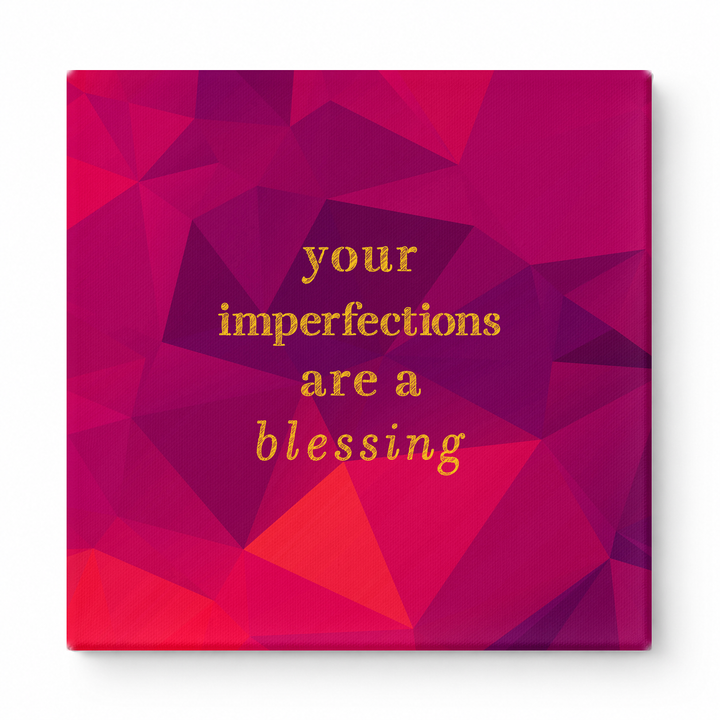 Your Imperfections Are a Blessing — Chalkboard Lettering