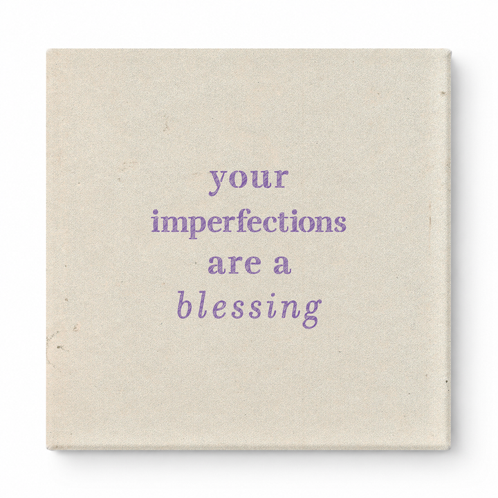 Your Imperfections Are a Blessing — Chalkboard Lettering