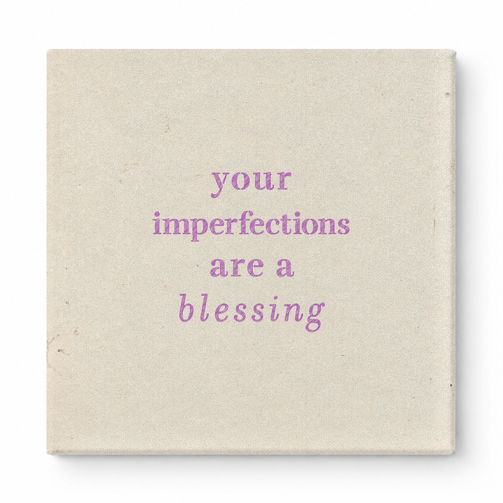 Your Imperfections Are a Blessing — Chalkboard Lettering