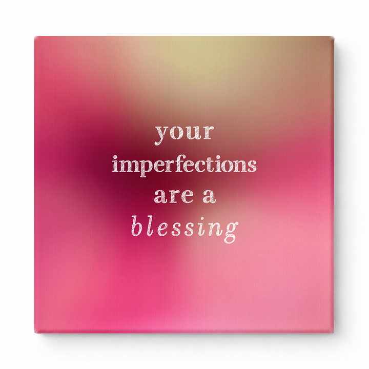 Your Imperfections Are a Blessing — Chalkboard Lettering