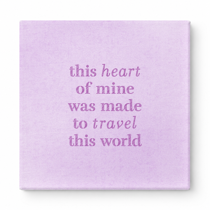 This Heart of Mine Was Made to Travel This World — Geometric Low-Poly