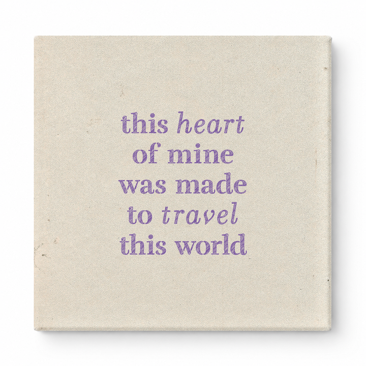 This Heart of Mine Was Made to Travel This World — Geometric Low-Poly