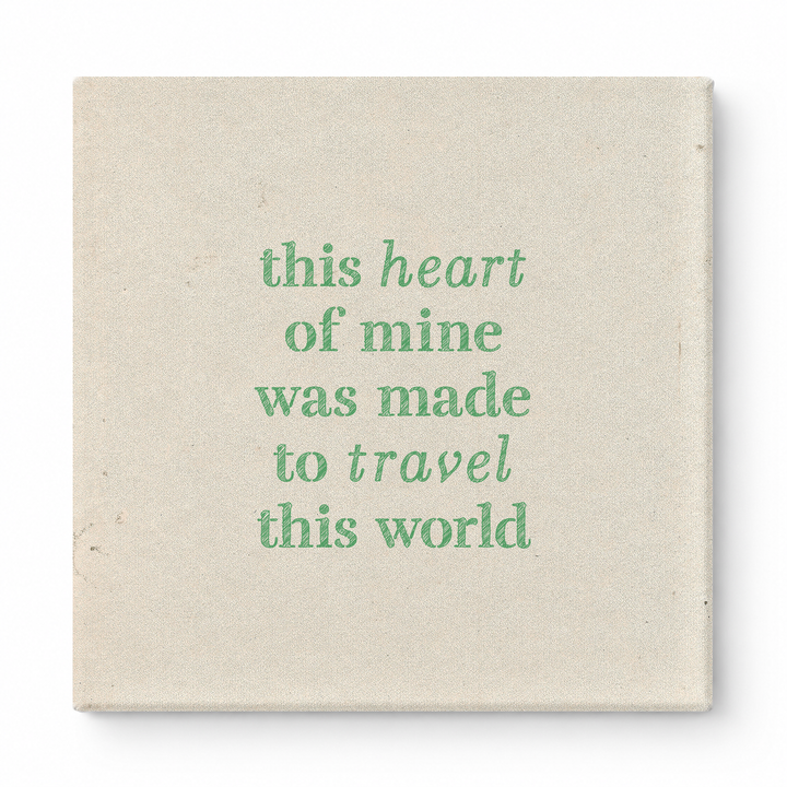 This Heart of Mine Was Made to Travel This World — Geometric Low-Poly