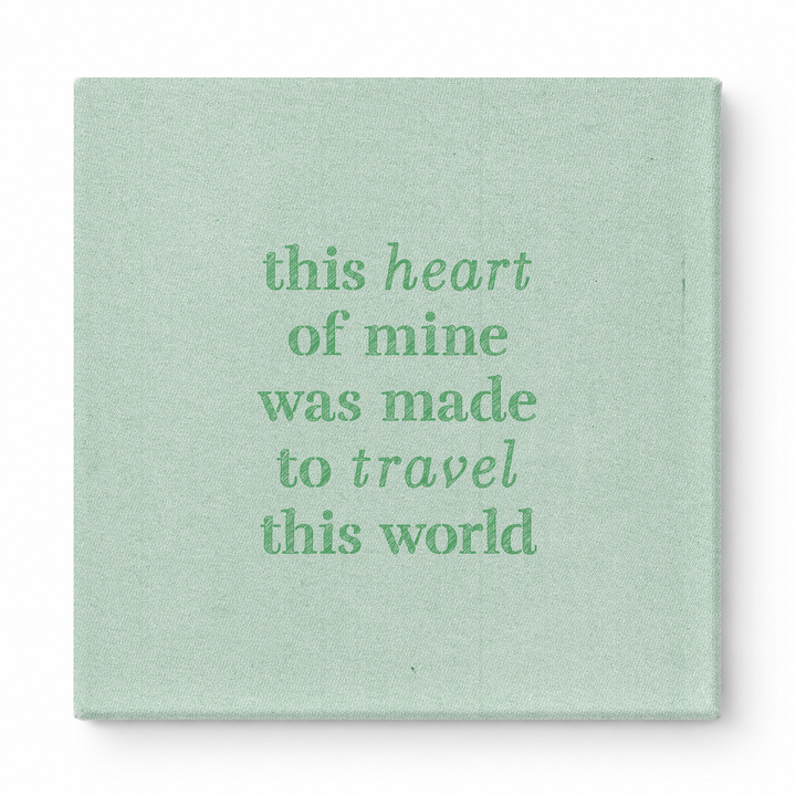 This Heart of Mine Was Made to Travel This World — Geometric Low-Poly