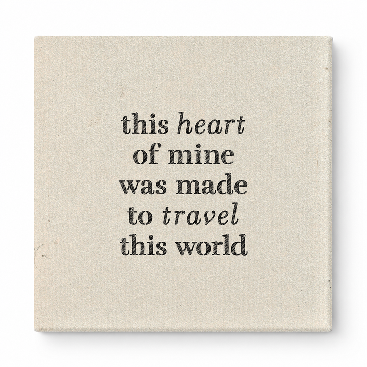 This Heart of Mine Was Made to Travel This World — Geometric Low-Poly