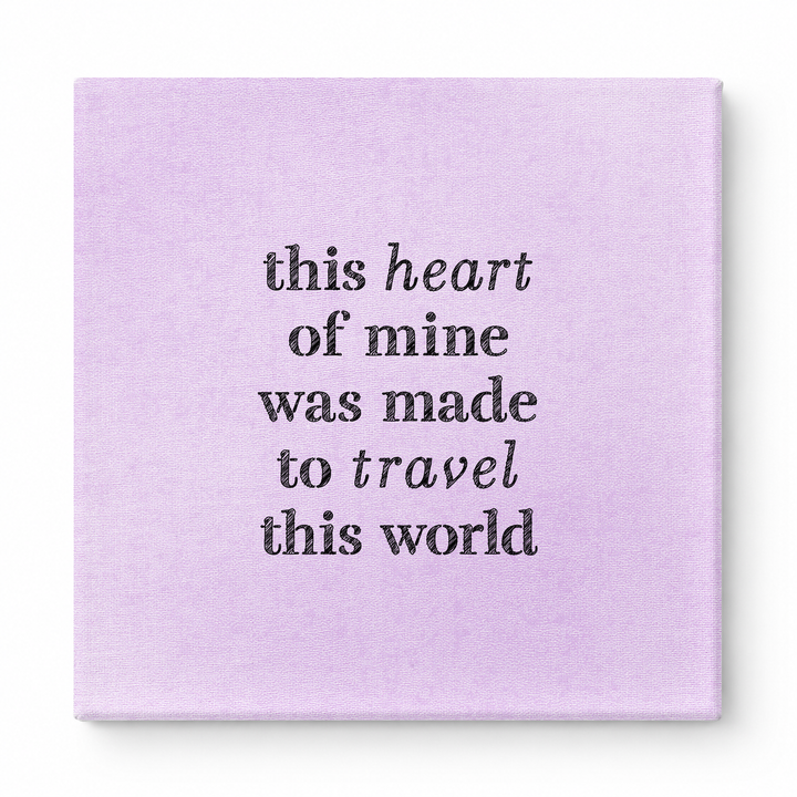 This Heart of Mine Was Made to Travel This World — Geometric Low-Poly