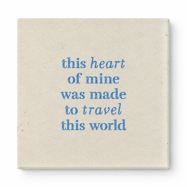 This Heart of Mine Was Made to Travel This World — Geometric Low-Poly
