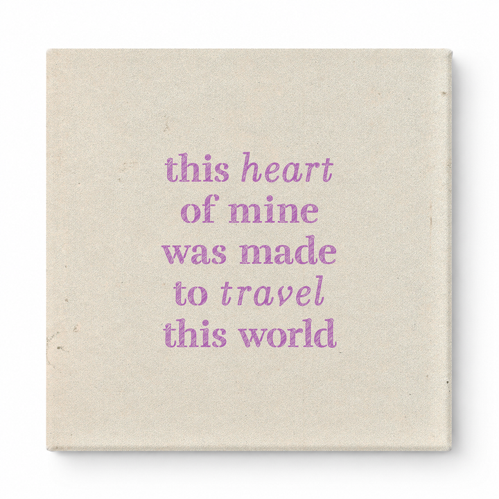 This Heart of Mine Was Made to Travel This World — Geometric Low-Poly
