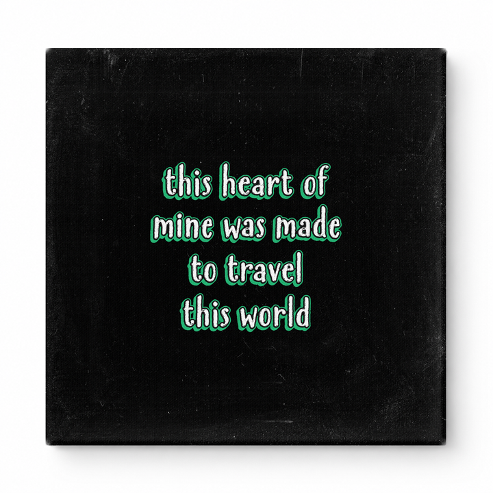 This Heart of Mine Was Made to Travel This World — Geometric Low-Poly