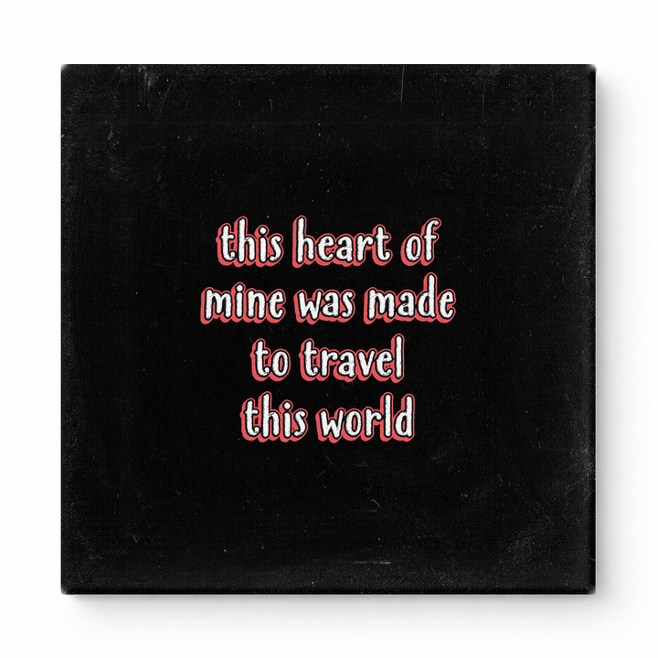 This Heart of Mine Was Made to Travel This World — Geometric Low-Poly