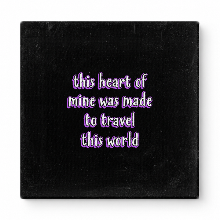 This Heart of Mine Was Made to Travel This World — Geometric Low-Poly