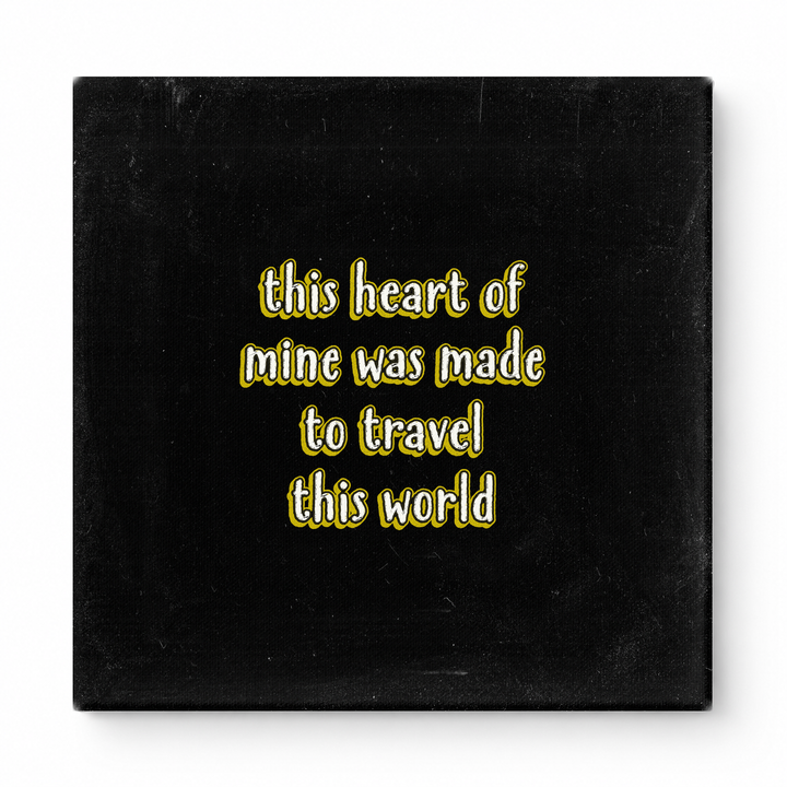 This Heart of Mine Was Made to Travel This World — Geometric Low-Poly
