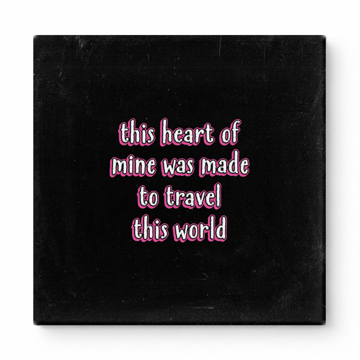 This Heart of Mine Was Made to Travel This World — Geometric Low-Poly