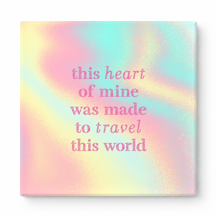 This Heart of Mine Was Made to Travel This World — Geometric Low-Poly