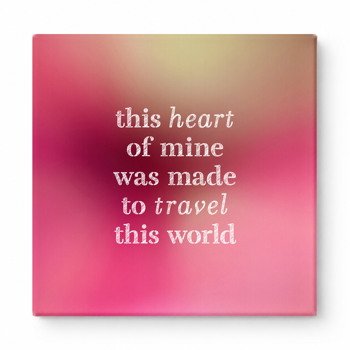 This Heart of Mine Was Made to Travel This World — Geometric Low-Poly