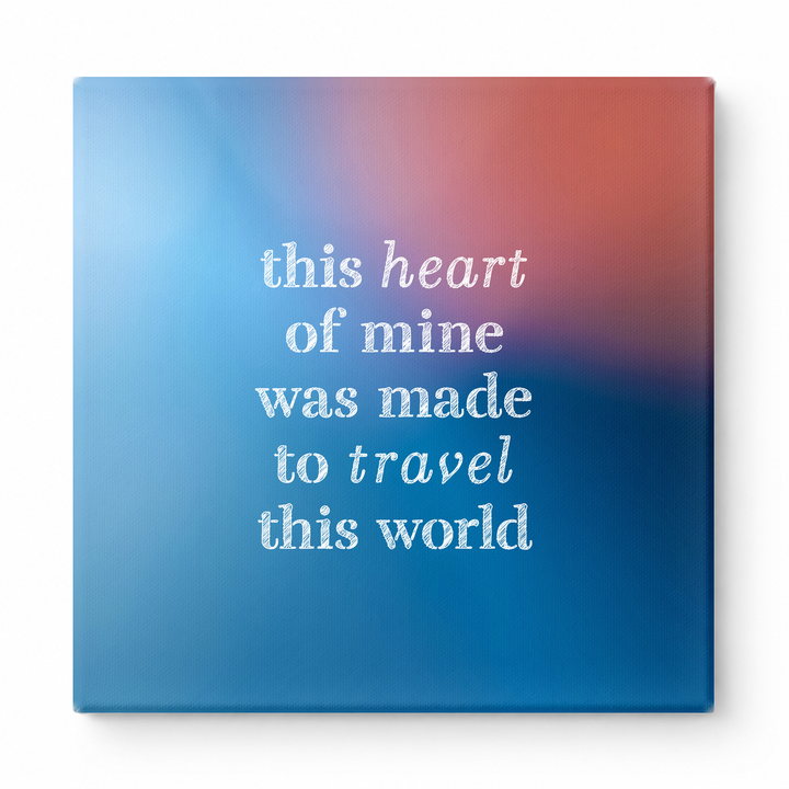 This Heart of Mine Was Made to Travel This World — Geometric Low-Poly