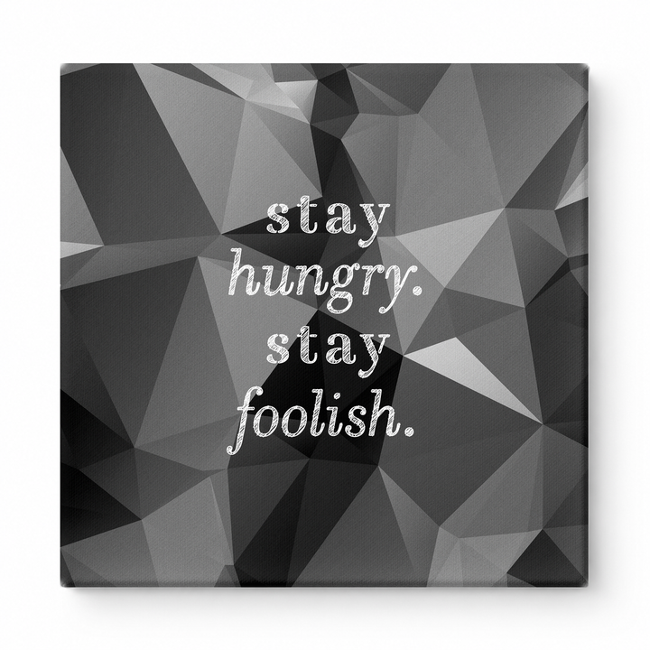 Stay Hungry. Stay Foolish — Iridescent Fluid Art