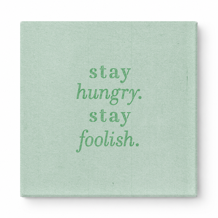 Stay Hungry. Stay Foolish — Iridescent Fluid Art