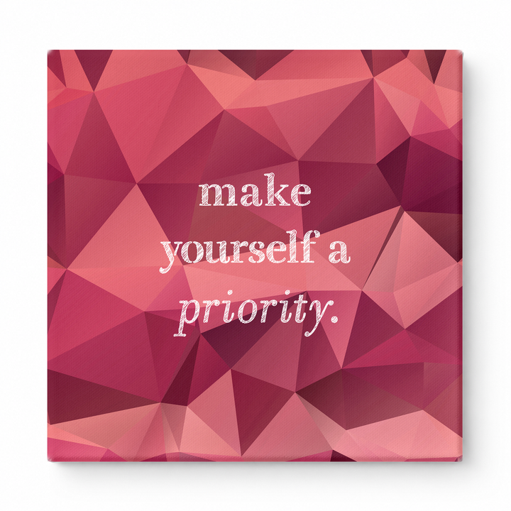 Make Yourself a Priority — Geometric Low-Poly