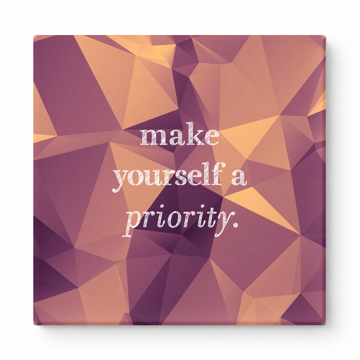 Make Yourself a Priority — Geometric Low-Poly