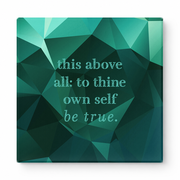 This Above All: to Thine Own Self Be True — Geometric Polygon Facets